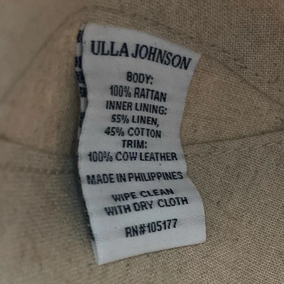 NWOT - Ulla Johnson Blush Rattan Bag - Picture 6 of 10